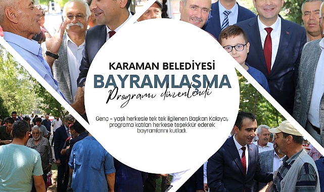 Başkan Kalaycı, vatandaşla bayramlaştı