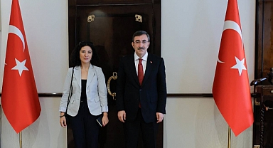 Cumhurbaşkanı Yardımcısı Cevdet Yılmaz'a KGK brifingi