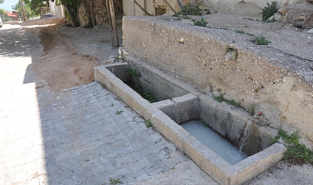 Ermenek'te Umumi Çeşmeyi Bahçe Sulamak İçin Kullananlara Kötü Haber