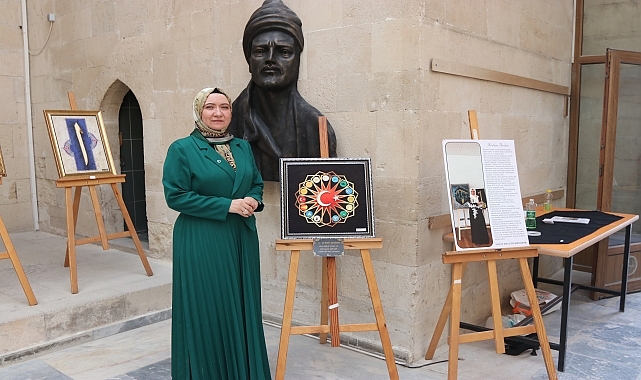 Filografi sanatçısı Kezban Arslan, dördüncü kişisel sergisini Karaman'da açtı