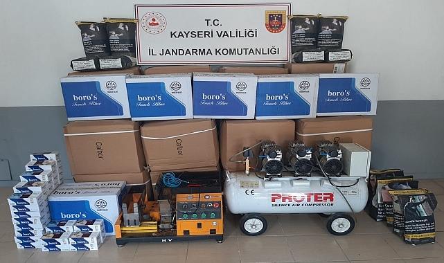 Kaçak tütün operasyonu
