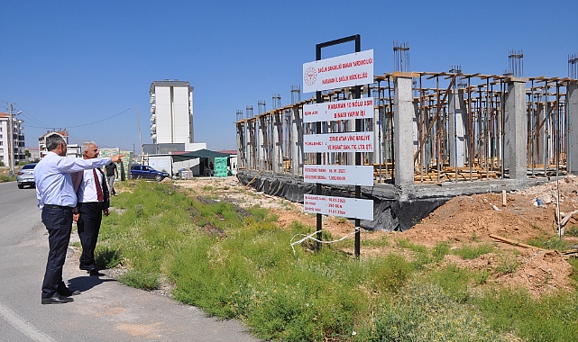 Karaman İl Sağlık Müdürü Kurşun, sağlık yatırımlarını inceledi