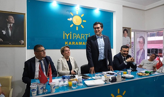 Karaman İYİ Parti Teşkilatlarını Ziyaret Ettiler