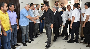Milli Eğitim Personeli, mesainin ilk günü bayramlaştı