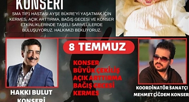 SMA Hastası Ayşe Bükre İçin Hayır Gecesi Düzenlenecek