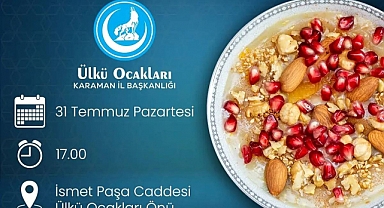 Ülkü Ocaklarından Aşure İkramına Davet