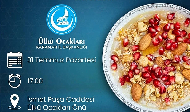 Ülkü Ocaklarından Aşure İkramına Davet
