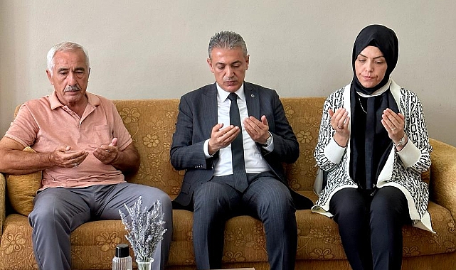Vali Akkoyun şehit ailesini ziyaret etti