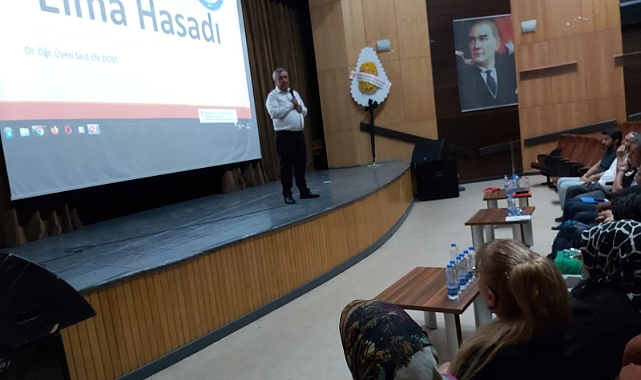 Elmada hasat kayıplarını en aza indirmek için eğitim düzenlendi