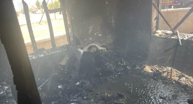 Ev yangını hasara yol açtı