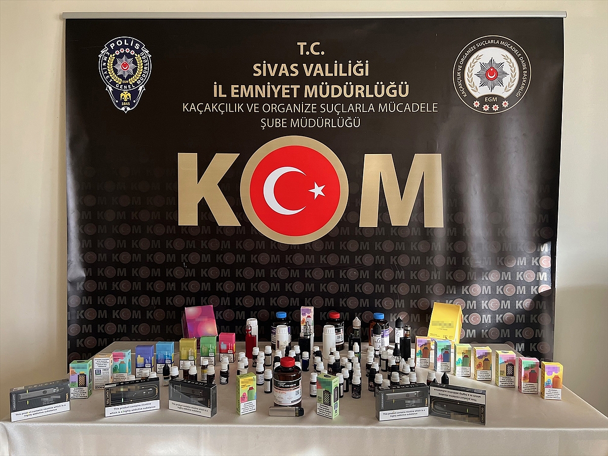 Kaçak elektronik sigara ele geçirildi