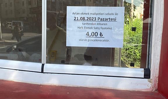 Karaman Belediyesi'nden Halk Ekmek'e Zam