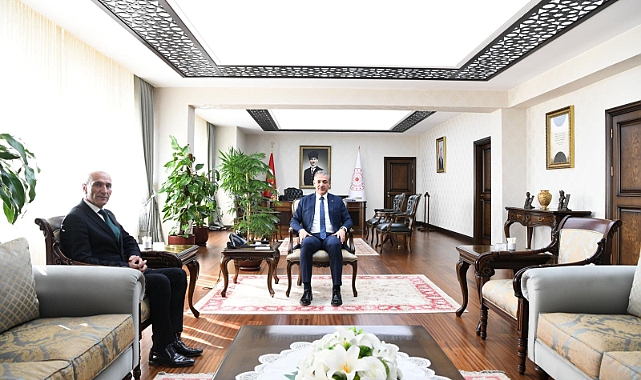 Karaman Emniyet Müdürü Okumuş, Vali Akkoyun'u ziyaret etti