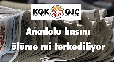 KGK: Anadolu Gazeteleri Birer Birer Kapanıyor. BİK Acilen Önlem Almalı