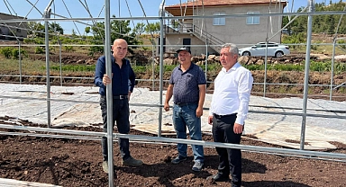 KOP tarafından ilimizde yapılan seralar hızla tamamlanıyor