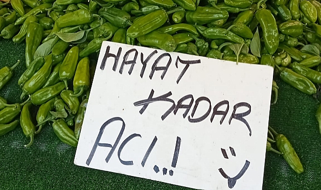Pazarın En Pahalısı Acı Süs Biberi İle İncir Oldu