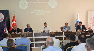 Sanayi ve Teknoloji Bakan Yardımcısı İnan, Karaman'da toplantıya katıldı