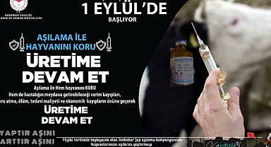 Şap Aşılama Kampanyası Başlıyor