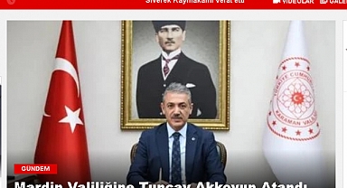Vali Akkoyun'un Atanması Mardin Basında Geniş Yer Buldu 