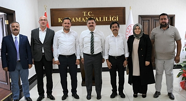 Vekillerden Vali Sarıibrahim'e Hoşgeldin Ziyareti