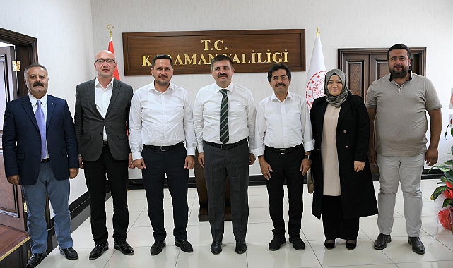 Vekillerden Vali Sarıibrahim'e Hoşgeldin Ziyareti