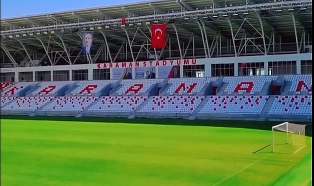 Yeni Karaman Stadyumu İlk Maçına Hazır
