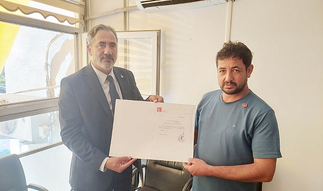 YRP Ermenek İlçe Başkanlığında Bayrak Değişimi