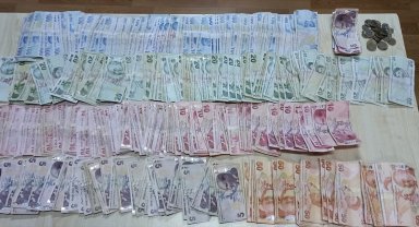 Zabıta denetiminde dilencinin elindeki poşetten 13 bin 630 lira çıktı
