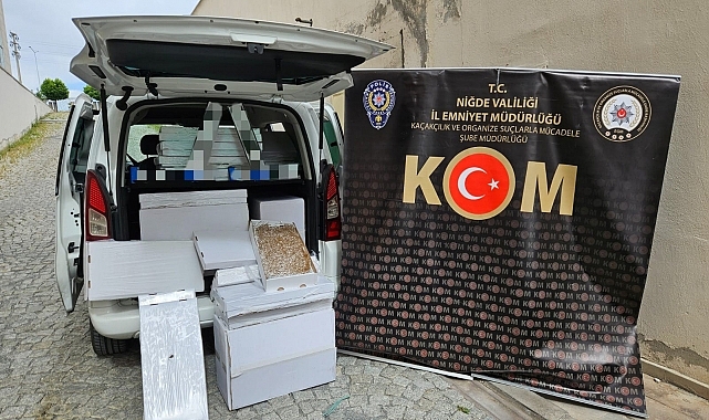 136 bin dolu makaron ele geçirildi