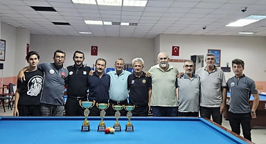 3 Bant Bilardo Müsabakalarında Heyecan Sona Erdi