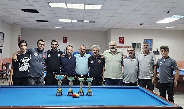 3 Bant Bilardo Müsabakalarında Heyecan Sona Erdi