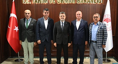 Başkan Bayram Karaman'ın sorunlarını Bakan Yumaklı'ya iletti