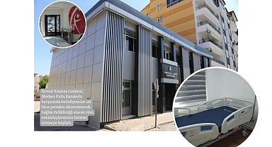 Belediye Polikliniği yeni yerinde hizmete açıldı