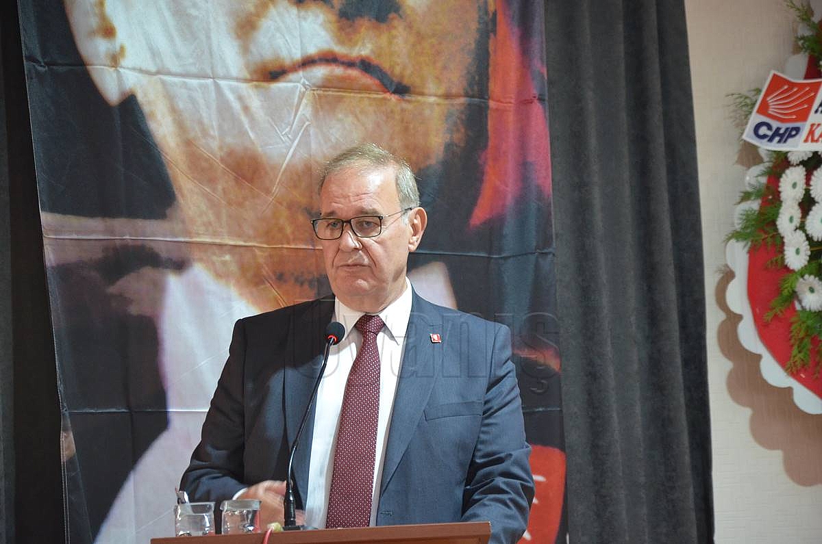 CHP Sözcüsü Faik Öztrak, Karaman İl Başkanlığı Olağan Kongresi'nde konuştu: