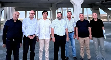 Elma sınıflama ve paketleme tesisinde incelemelerde bulunuldu