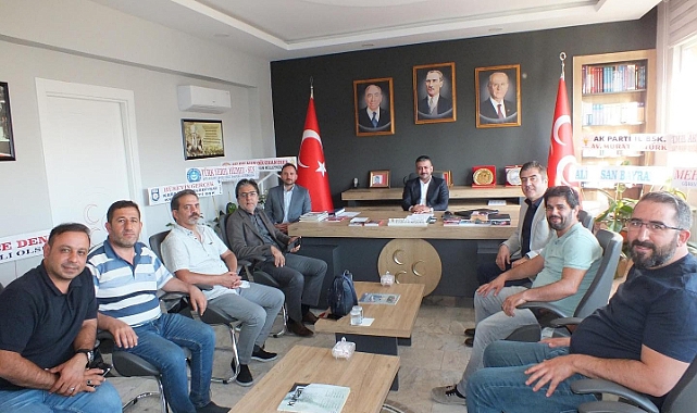 Gazetecilerden MHP İl Başkanı Gözel’e Hayırlı Olsun Ziyareti