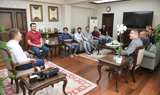 Gazetecilerden Vali Sarıibrahim'e Hayırlı Olsun Ziyareti
