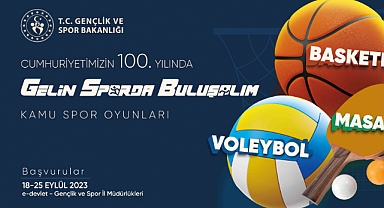 Karaman’da Kamu Spor Oyunları Başvuruları Başlıyor