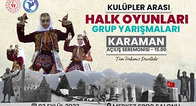 Karaman’da Kulüpler Arası Halk Oyunları Yarışmaları Başlıyor
