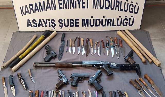 Karaman Polisi 4 bin 935 şahsı sorguladı. 18’ine Cezaevi yolu göründü