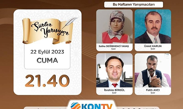 Karamanlı Şair Kontv seyircisi ile buluşuyor