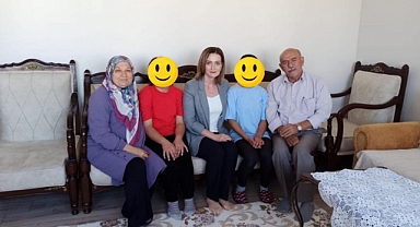 Kimsesiz iki çocuğa aile olan Dülger Ailesine Sarıibrahim'den sürpriz ziyaret