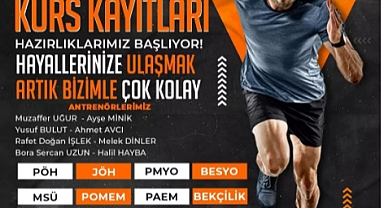 POMEM-BEKÇİLİK-JÖH-PÖH-MSÜ ve PMYO Hazırlık Kurslarına Kayıtlar Başladı