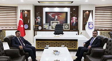 Vali Sarıibrahim’den Başkan Kalaycı’ya İade-İ Ziyaret