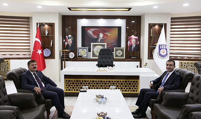 Vali Sarıibrahim’den Başkan Kalaycı’ya İade-İ Ziyaret
