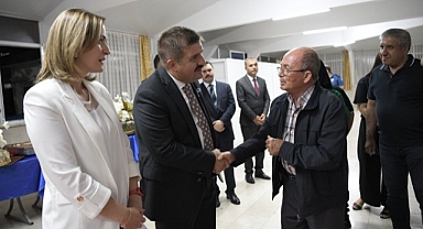 Vali Sarıibrahim ve eşi Şehit Aileleri ve Gazilerle akşam yemeğinde bir araya geldi