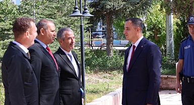Ayrancı'nın yeni Kaymakamı Alptekin Ünlü görevine başladı