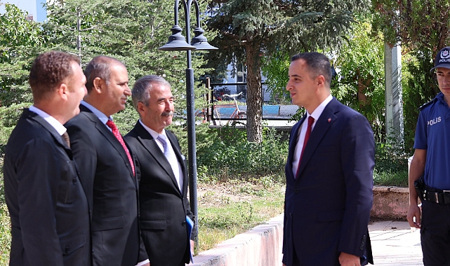 Ayrancı'nın yeni Kaymakamı Alptekin Ünlü görevine başladı