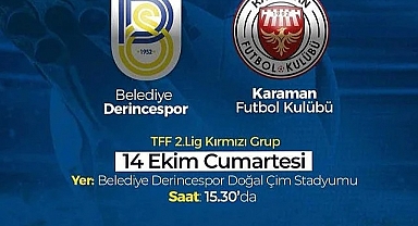 Derincespor-Karaman FK Maçını Canlı İzle