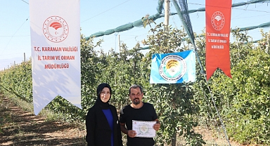 Elma Üreticileri Mavi Sertifikalarına Kavuştu